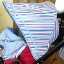 Capota Silla Jane Muum 2012-2014 Estampado Rayas