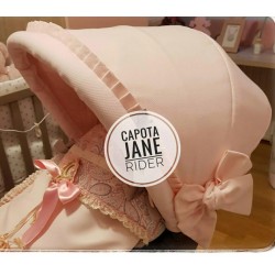 Capota Jane Rider Piqué Rosa Lazos