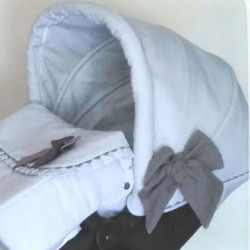 Capota Jane Rider Lazo Cámel Chocolate