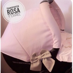 Capota Jane Transporter Rosa y Cámel