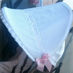 Capota Maclare Quest Blanca Sobrecubierta