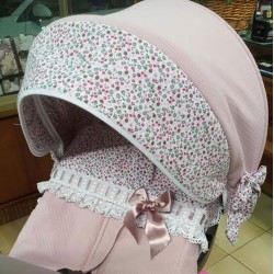 Capota Stokke Xplory Rosa Empolvado y estampado flores