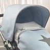 Capota Bugaboo Polipiel Celeste Bies Gris