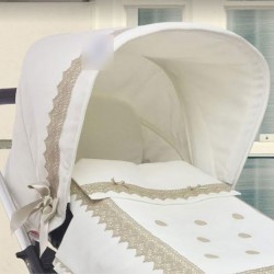 Capota Bugaboo Camaleón Piqué beige crema