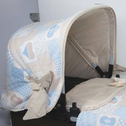 Capota Bugaboo Patchwork Azul