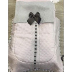 Funda Colcha Cubrepies Capazo Opción Saco (Bebecar, Bugaboo, Jane) Piqué Rosa Bebé y otros