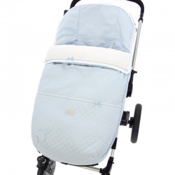 Saco Silla Universal Bebecar, Bugaboo, Jane, Chicco, Etc. 08-642 Azul