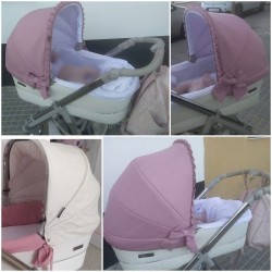 Capota Bebecar Ip Op XL Rosa Empolvado, Blanca, Azul, Cámel, Gris, etc