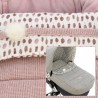 Colcha Capazo Opción Saco Bebecar Prow, Bugaboo, Punto Rosa Empolvado 07-1002