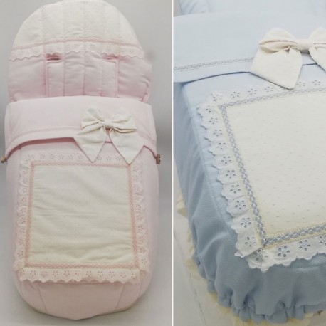 Saco Silla Kinderkraft Xmoov, Bugaboo, Bebecar, Universal 02-206 Piqué, Plumeti y Puntilla