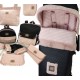 Saco Silla Be Cool Light, Bugaboo, Bebecar, Universal 02-231 Vichy y Pelo Rosa con Negro