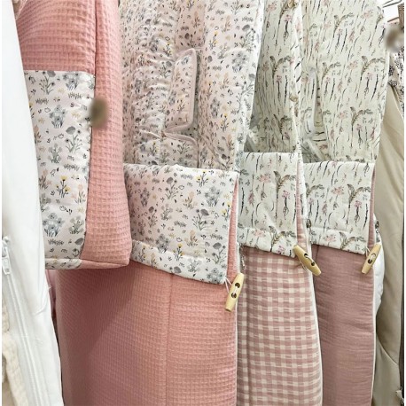 Saco Silla Graco Transform, Bebecar, Bugaboo, Variantes Rosa y Flores