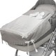 Colcha Opción Capazo Jane Crosswalk R, Bugaboo, Bebecar, Universal 02-197 Gris, Cámel, Rosa, etc con Blanco