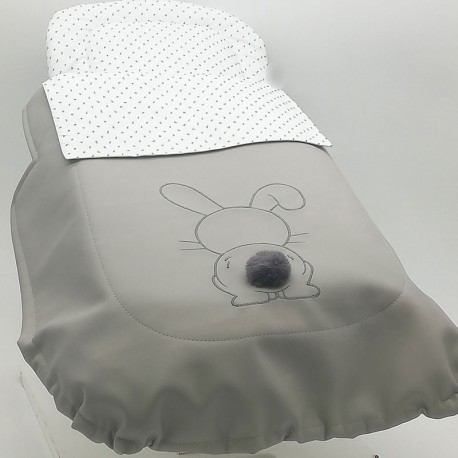 Colcha Opción Capazo Bebecar Hip Hop +, Bugaboo, Jane, Universal 02-220 Polipiel y Plumeti