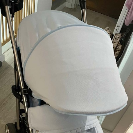 Capota Bebecar Spot Azul, Gris, Rosa, Blanco, Cámel, Beige Piqué