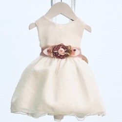 Vestido Bebé Niña Modelo 31184 de 3 a 36 meses Rosa