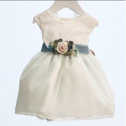 Vestido Bebé Niña Modelo 33168 de 3 a 36 meses Rosa