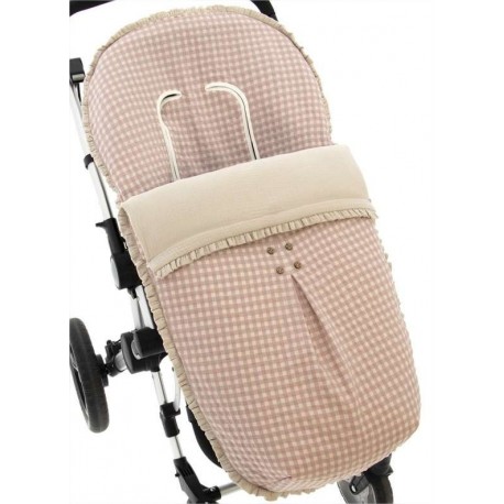 Saco Silla Bebecar, Universal, Bugaboo, Gemelar Azul Pelo Polar 07-1010