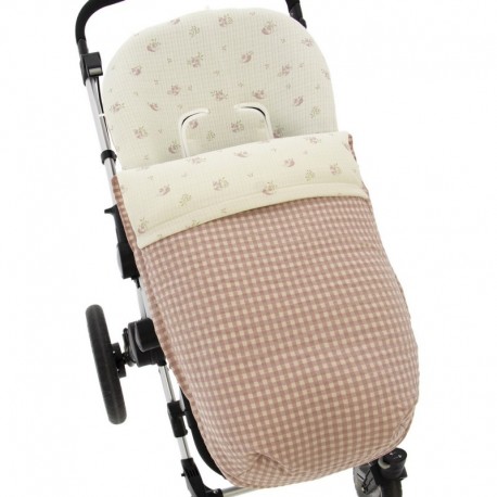 Saco Silla Babystyle Oyster, Bugaboo, Jane, Gemelar Ecopiel y Pelo VERDE 07-1000