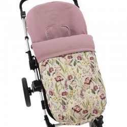 Saco Silla Bebecar Hip Hop, Bugaboo, Jane, Gemelar Ecopiel Verde con Estampado Globos o Pelo 07-1008